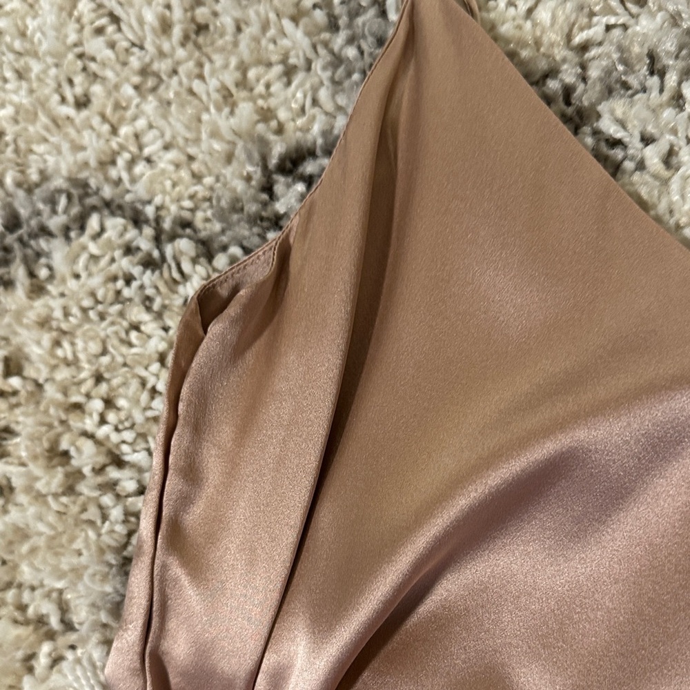 Reformation Shiny Pink Jordyn Slip Dress - Picture 15 of 15